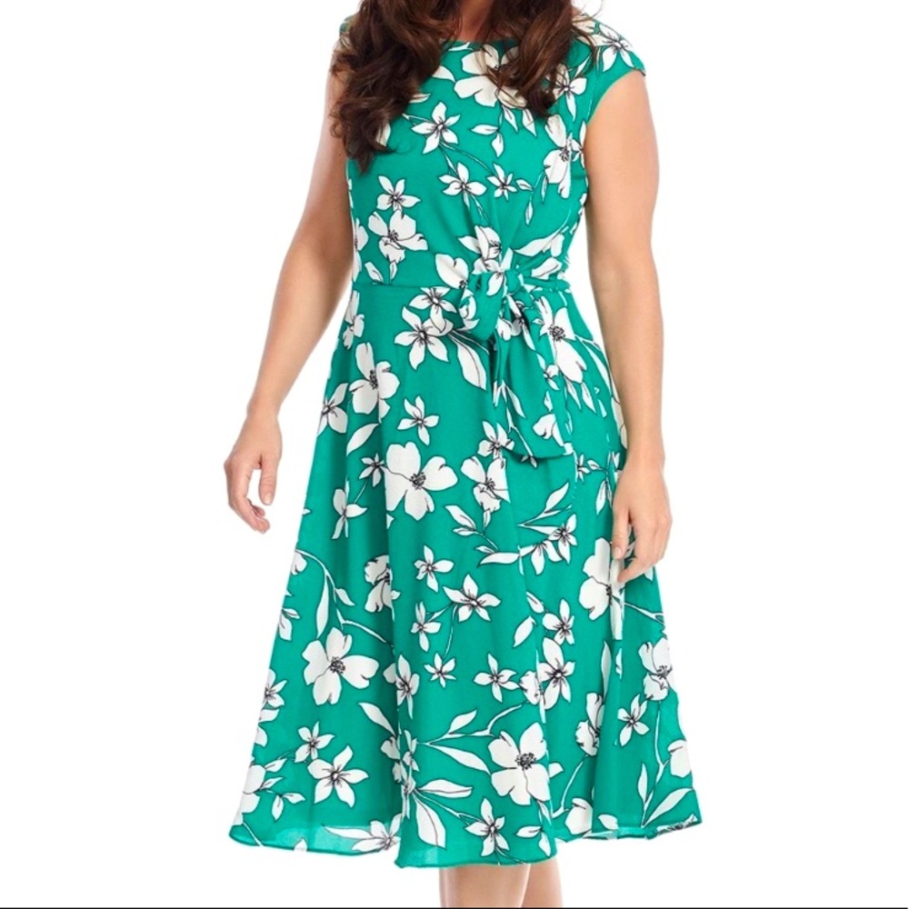 Floral a-line summer dress